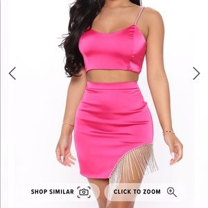 skirt and top set, only used once